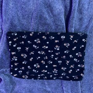 Black flowery tube top